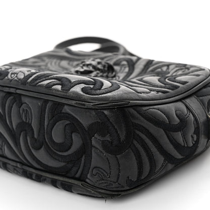Versace Nappa Embroidered Baroque Palazzo Camera Bag Black 9 of 14