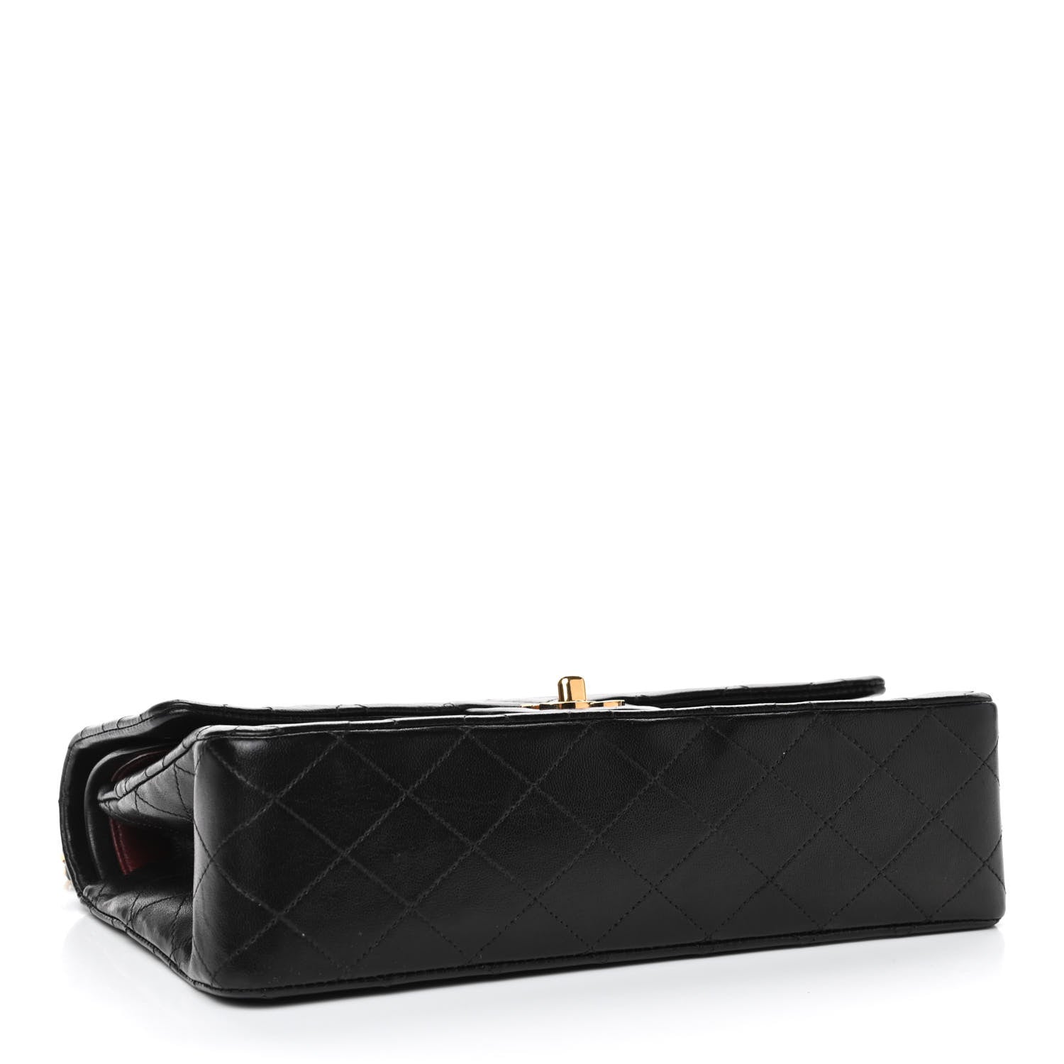 Chanel Lambskin Quilted Medium Double Flap Black 3 of 5