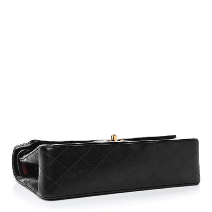 Chanel Lambskin Quilted Medium Double Flap Black 3 of 5