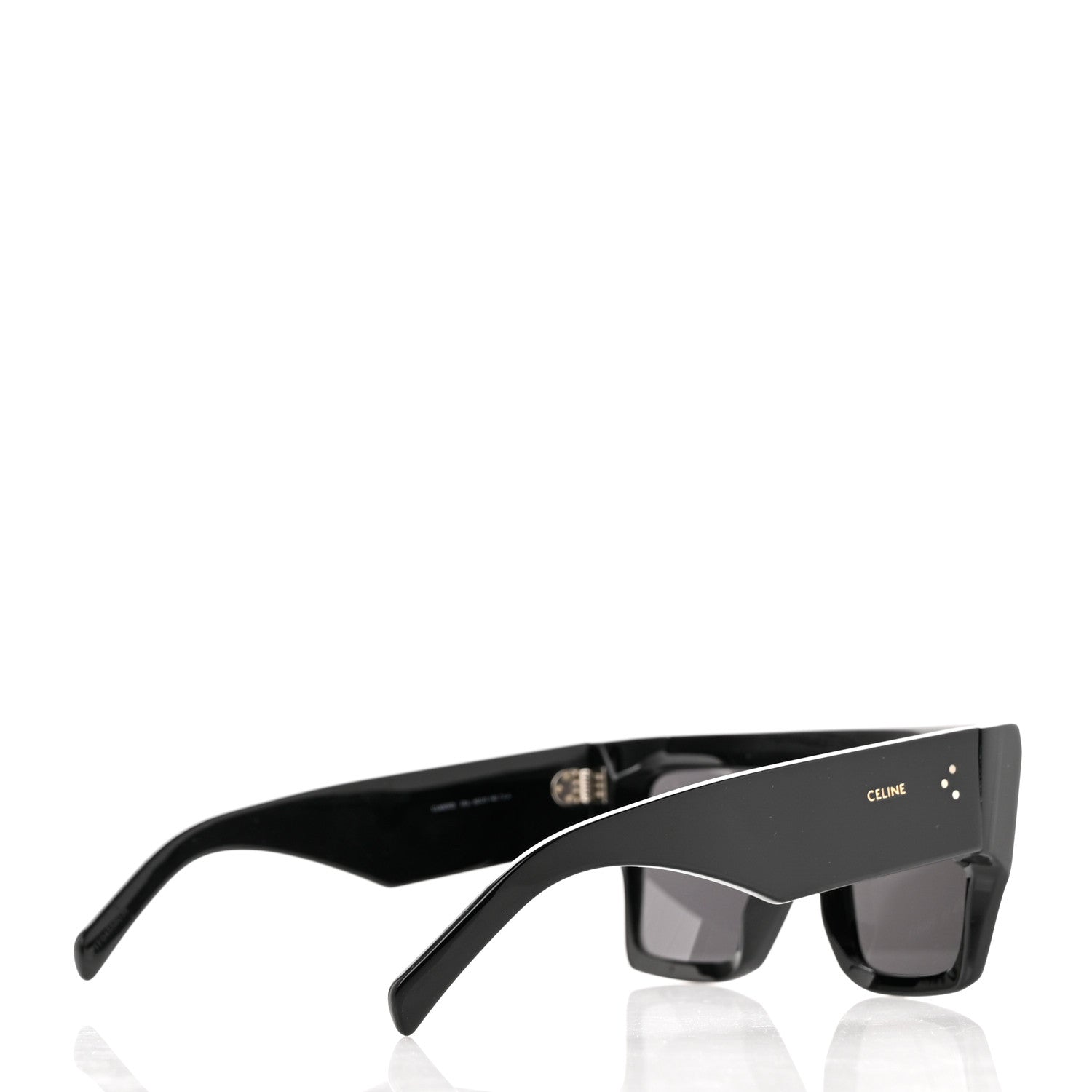 Celine Rectangular Sunglasses CL400921 Black 4 of 6