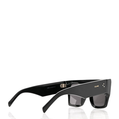 Celine Rectangular Sunglasses CL400921 Black 4 of 6