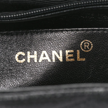 Chanel Caviar Quilted XL Jumbo Single Flap Black 6 of 10