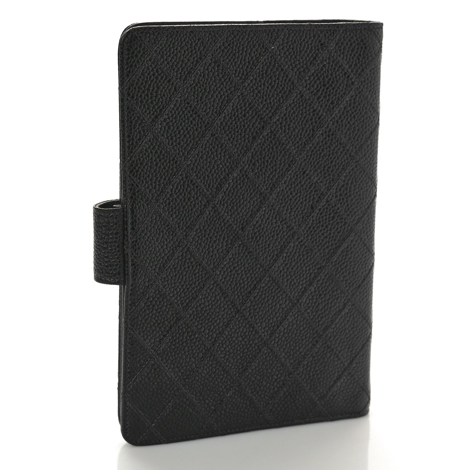 Chanel Caviar Diamond Embossed Agenda Cover Black 3 of 9