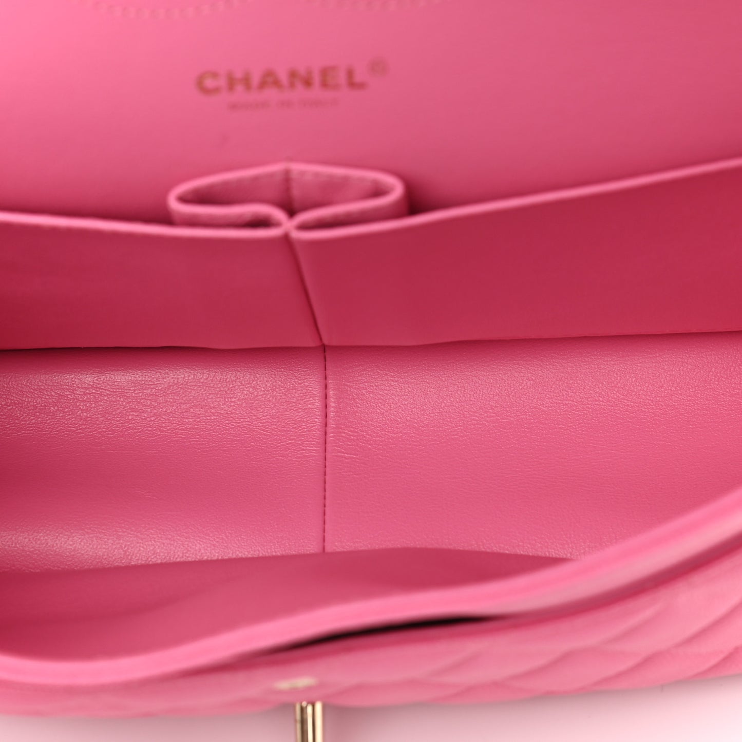 Caviar Quilted Jumbo Double Flap Pink