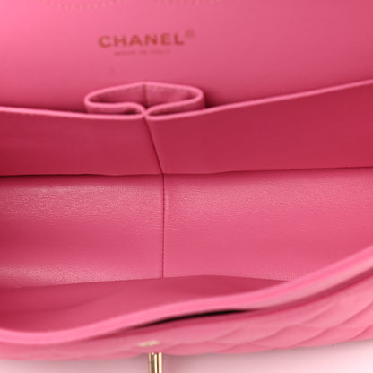 Chanel Caviar Quilted Jumbo Double Flap Pink 5 of 11