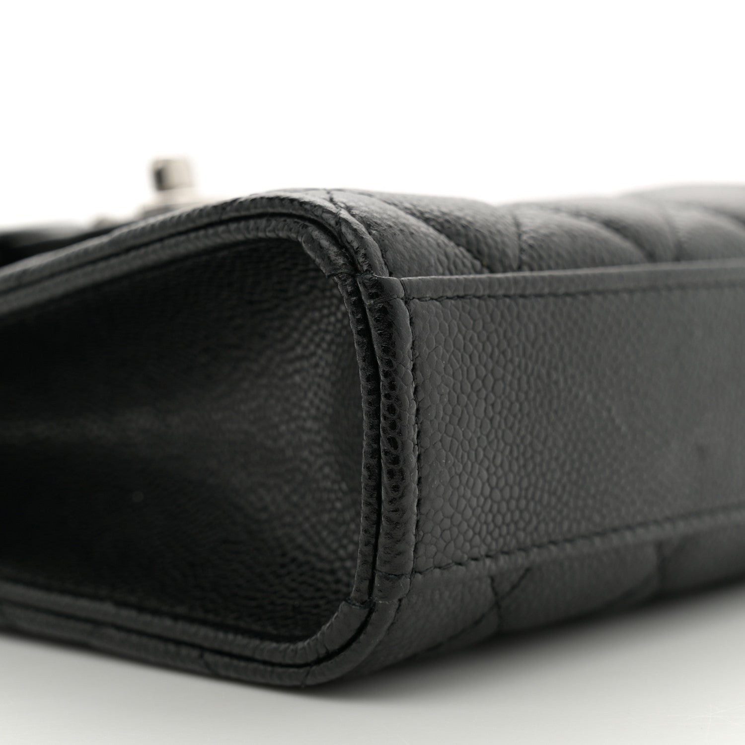 Chanel Caviar Quilted Classic Phone Holder Black 9 of 11