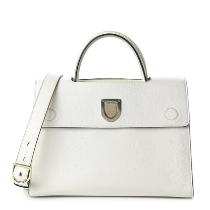 Christian Dior Goatskin Medium Diorever Flap White 1 of 10