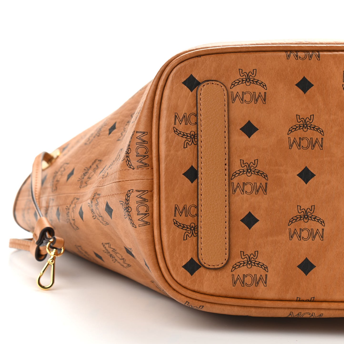 Visetos Medium Liz Reversible Shopper Tote Cognac