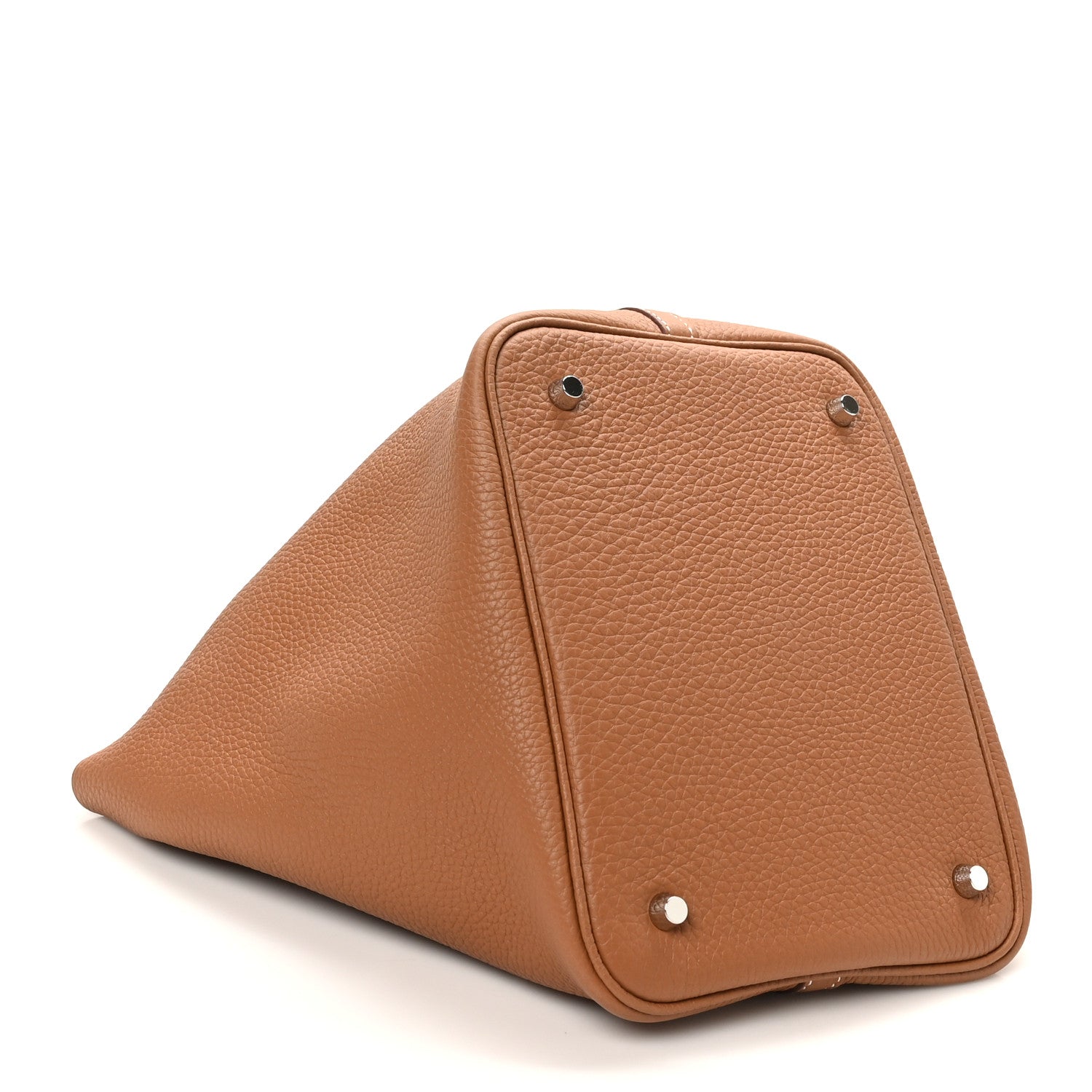 Hermes Taurillon Clemence Picotin Lock 22 MM Gold 4 of 12