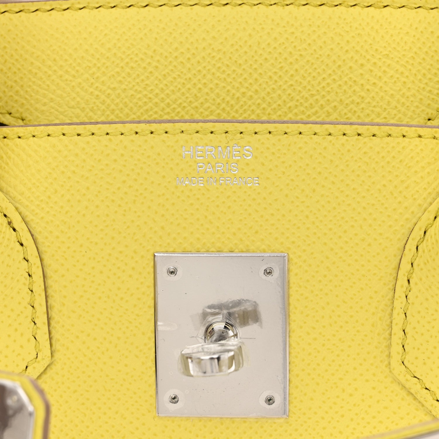 Hermes Epsom Birkin 30 Lime 6 of 11