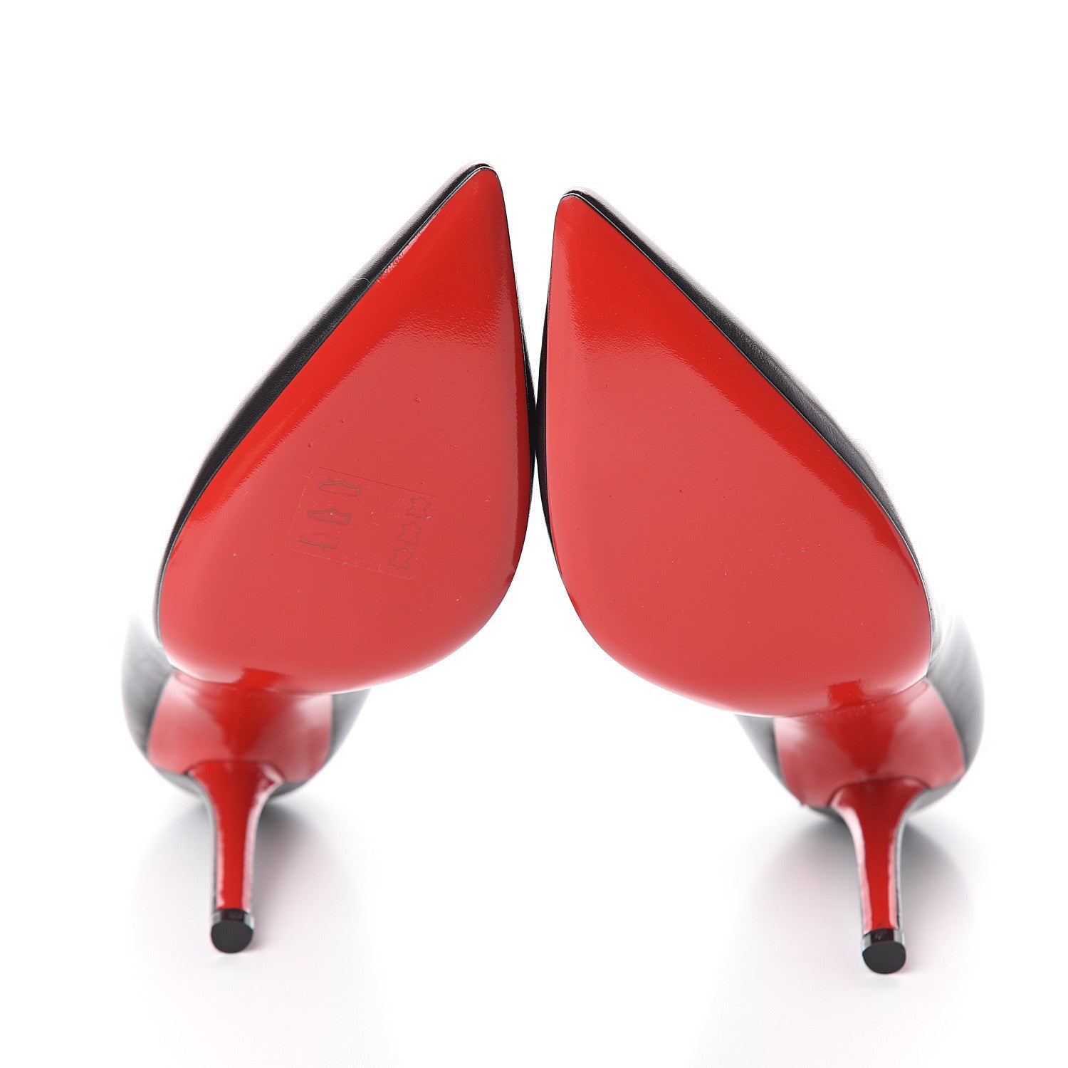 Christian Louboutin Shiny Nappa Apostrophy 100 Pumps 36 Black 5 of 7