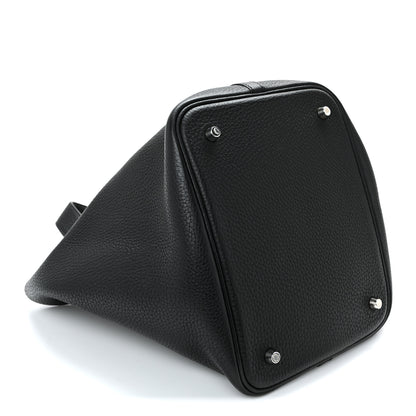 Hermes Taurillon Clemence Picotin Lock 22 MM Black 4 of 10