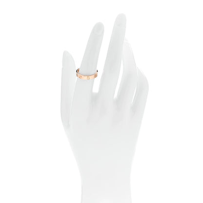 Cartier 18K Pink Gold 3.5mm LOVE Wedding Band Ring 54 7 2 of 5