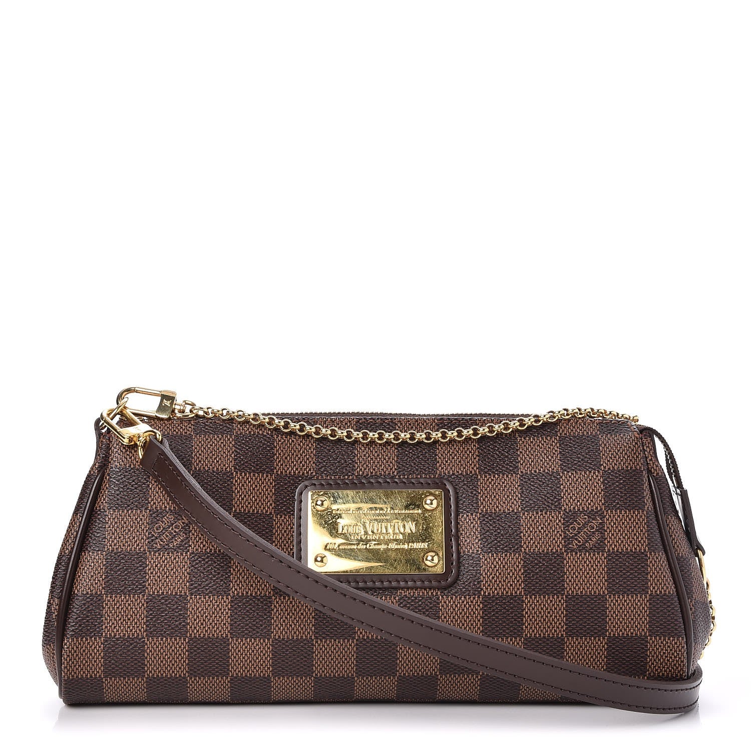 Louis Vuitton Damier Ebene Eva Clutch 1 of 7