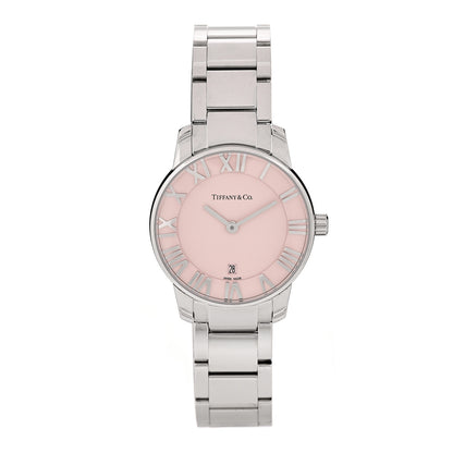 Tiffany Stainless Steel 29mm Atlas 2-Hand Quartz Watch Pink 1 of 5