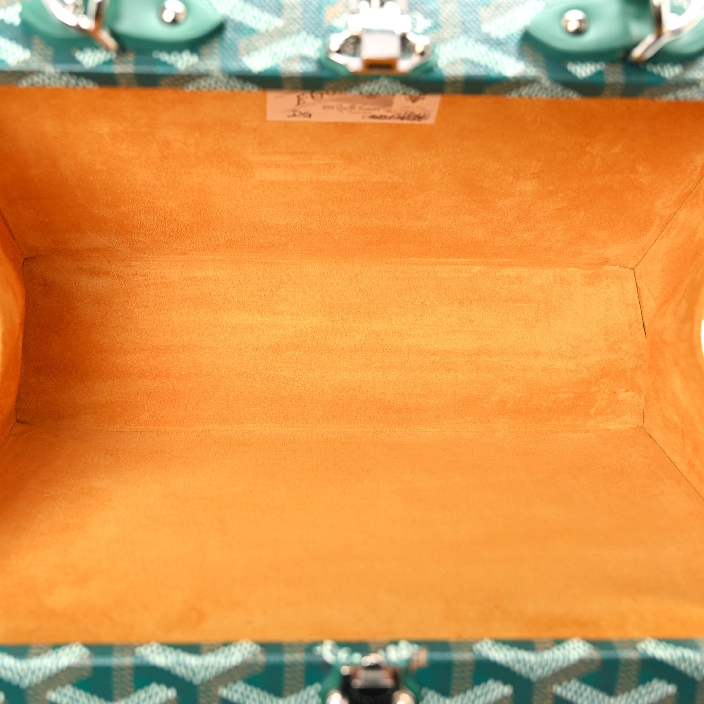 Goyardine Grand Hotel Trunk Bag Green