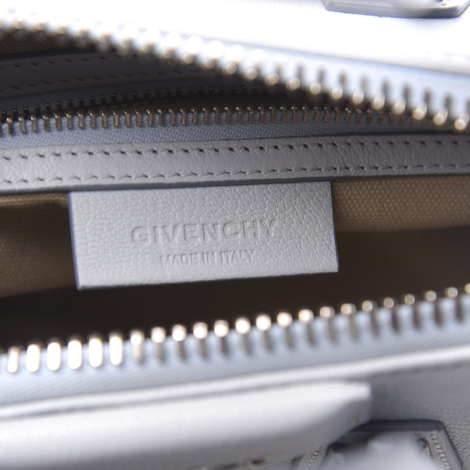 Givenchy Sugar Goatskin Mini Antigona Baby Blue 6 of 10