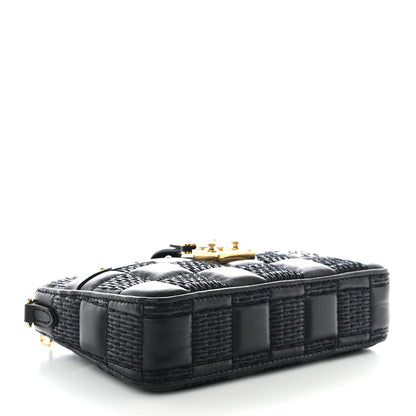 Louis Vuitton LOUIS VUITTON Damier Quilt Lambskin Troca Pochette Black 4 of 13