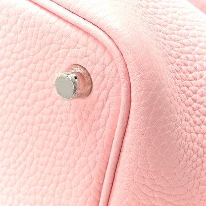 Hermes Taurillon Clemence Picotin Lock 18 PM Rose Sakura 11 of 12
