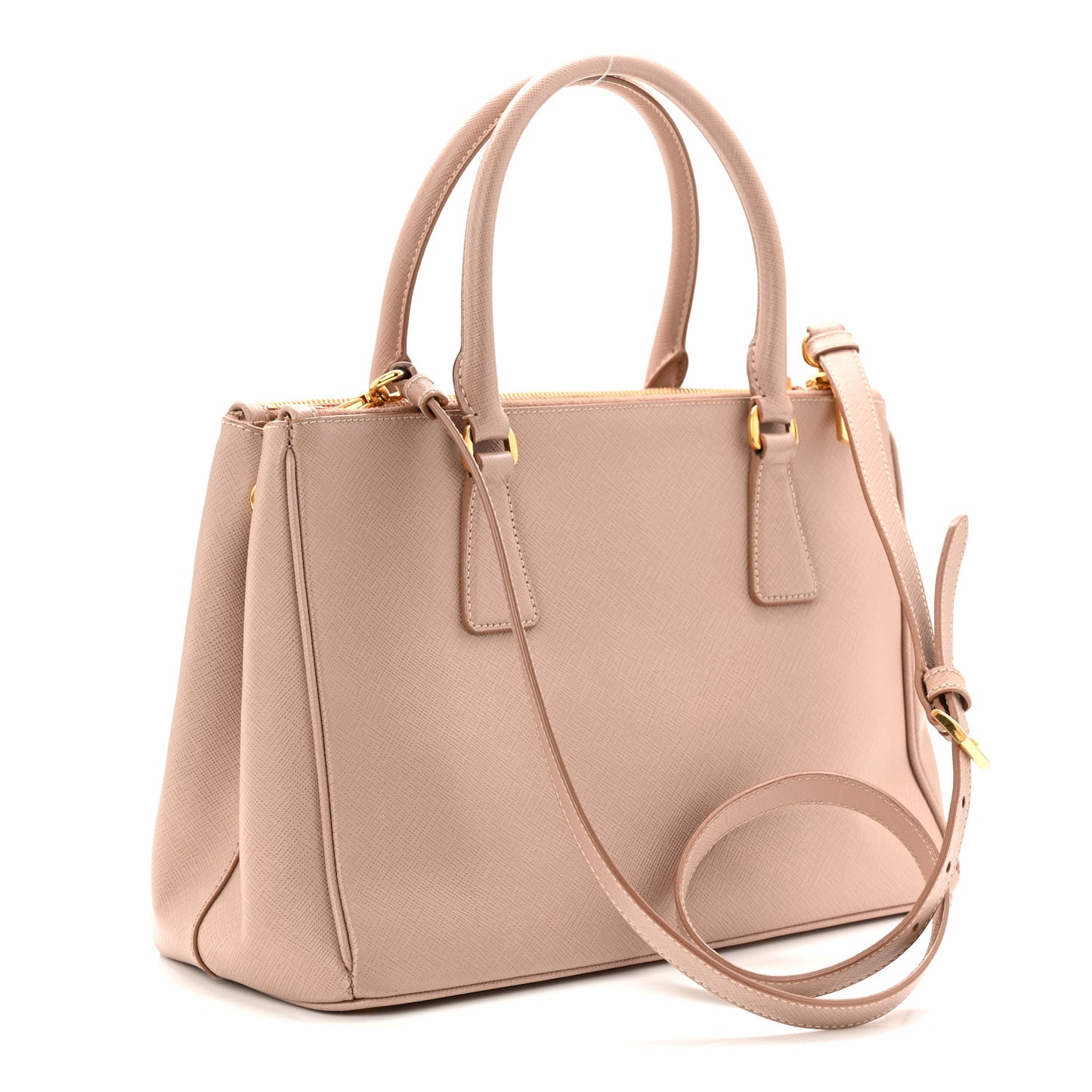 Saffiano Small Galleria Double Zip Tote Cammeo