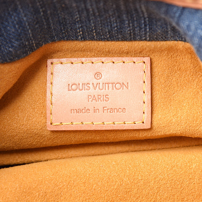 Louis Vuitton Monogram Denim Pleaty Blue 5 of 9