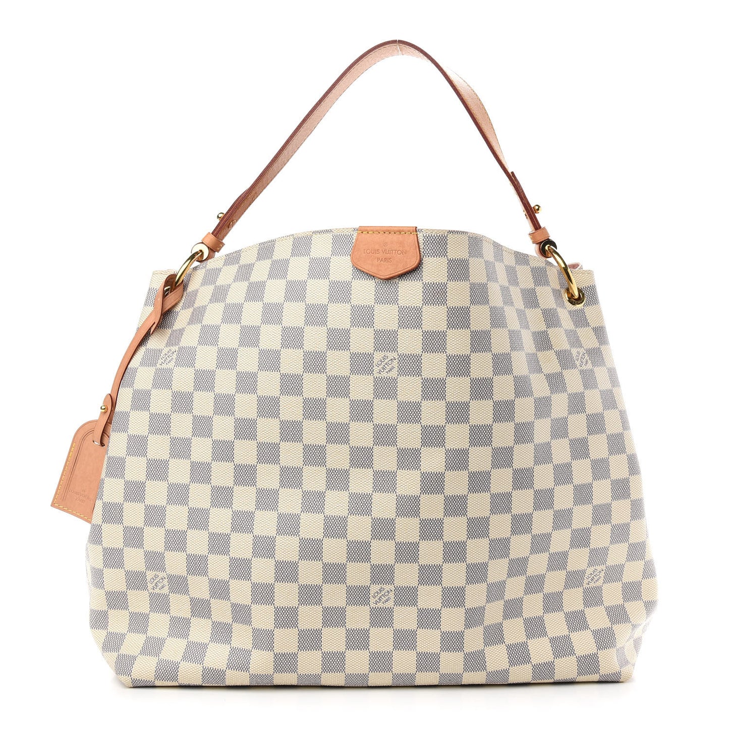 Damier Azur Graceful MM Rose Ballerine