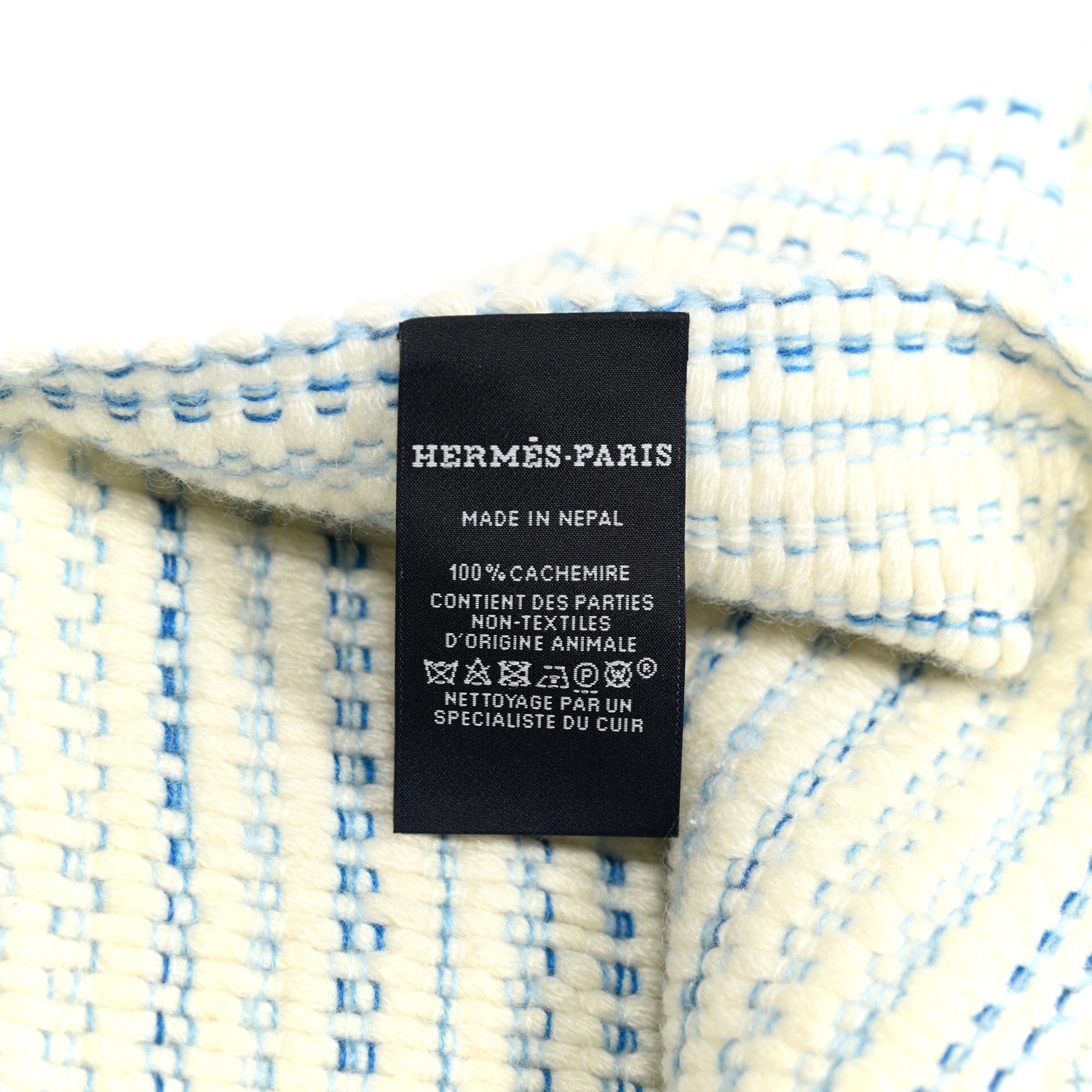 Hermes Cashmere Woven Scarf 3 of 3