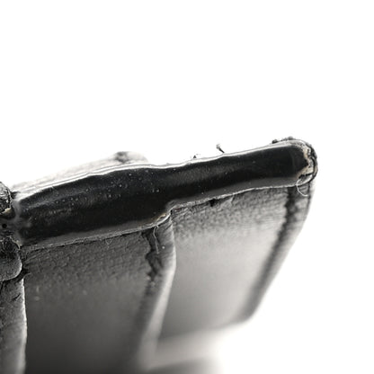 Saint Laurent Calfskin Y Quilted Monogram LouLou Credit Card Case Black 10 of 11