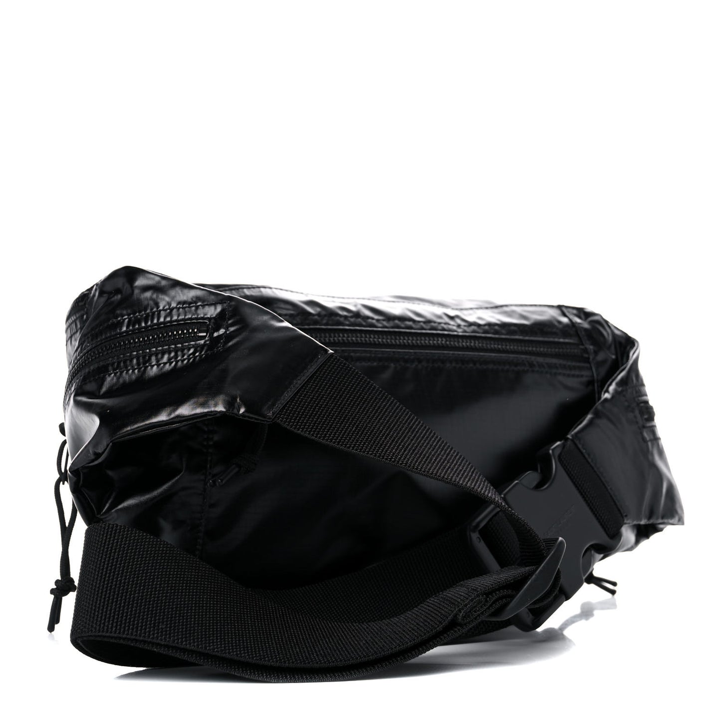 Nylon Logo Ripstop Body Belt Bag Black