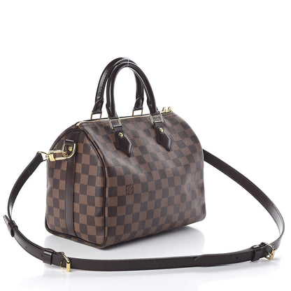 Louis Vuitton Damier Ebene Speedy Bandouliere 25 3 of 10