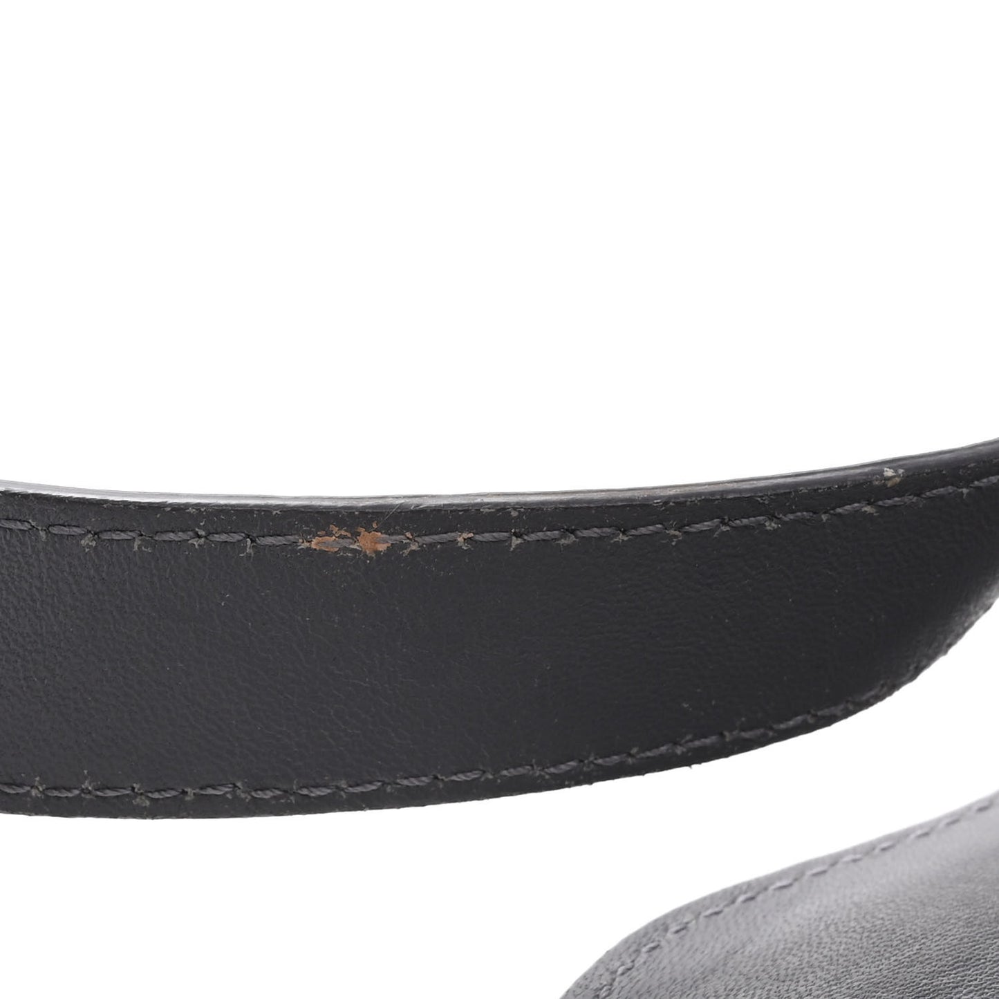 Calfskin Crocodile Embossed Classic Hardware Mini City Gris Beton