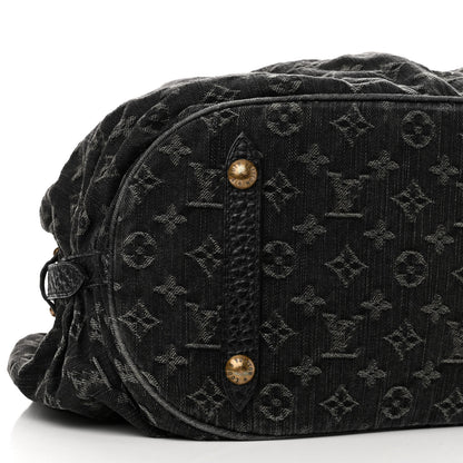 Louis Vuitton Denim Mahina XL Black 10 of 12