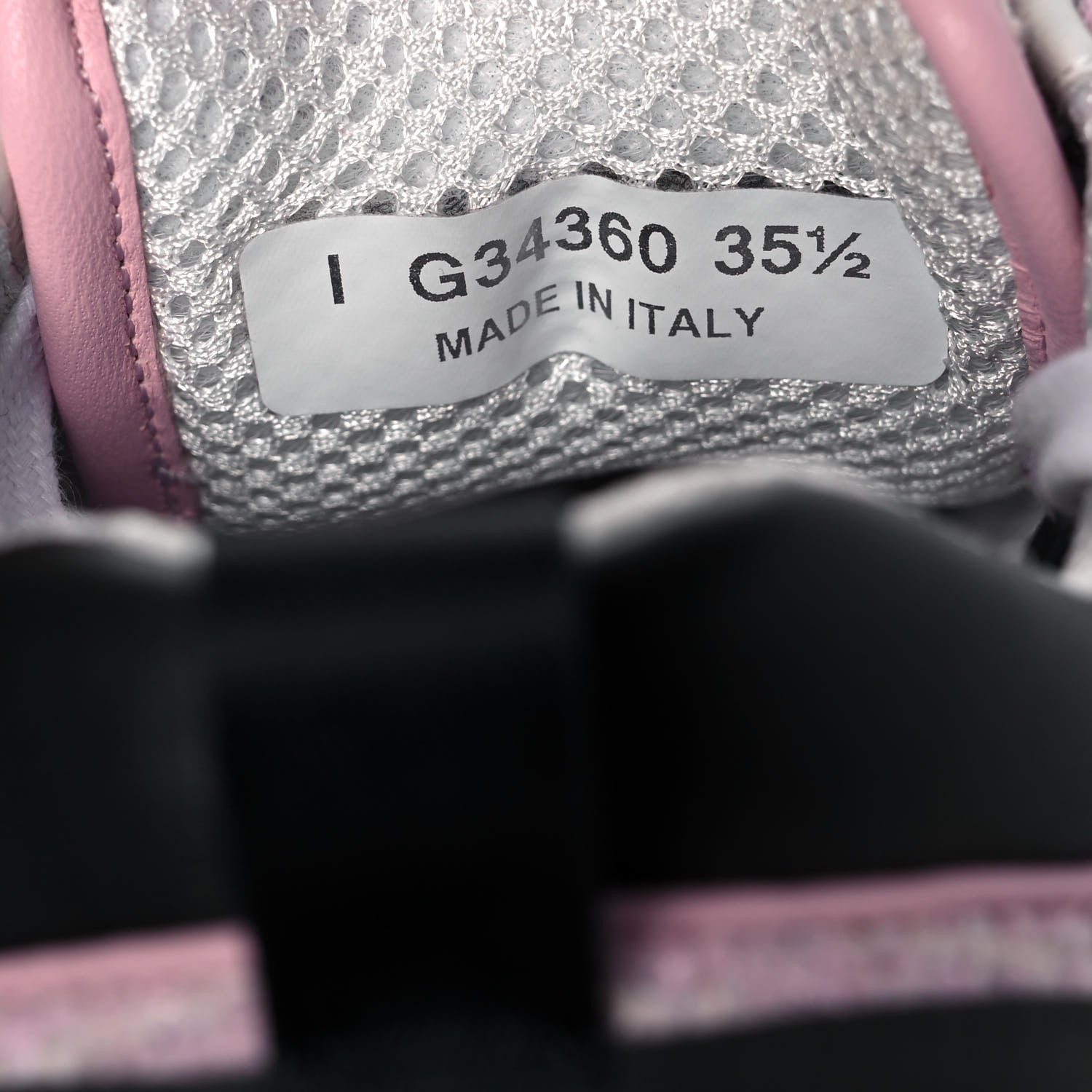 Chanel Tweed Suede Calfskin CC Sneakers 35.5 Gray Pink 8 of 9