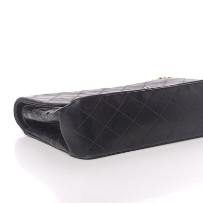 Chanel Lambskin Quilted Medium Double Flap Navy 8 of 28
