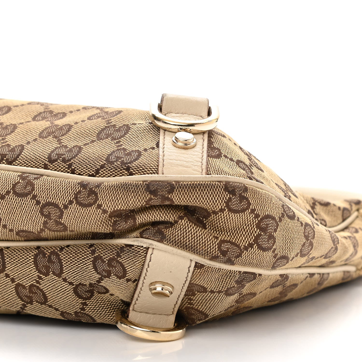 Gucci Monogram Medium Abbey D Ring Hobo Off White 10 of 15