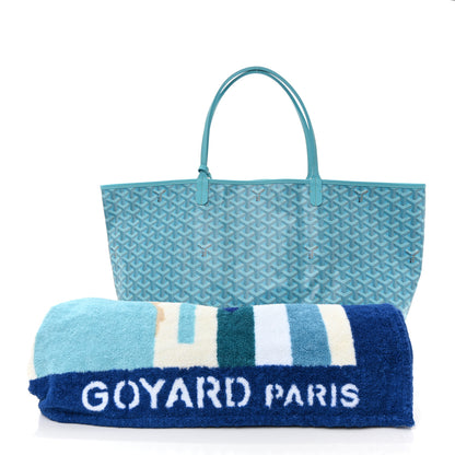Goyard Goyardine Saint Louis GM Balise Beach Towel Set Turquoise 4 of 14