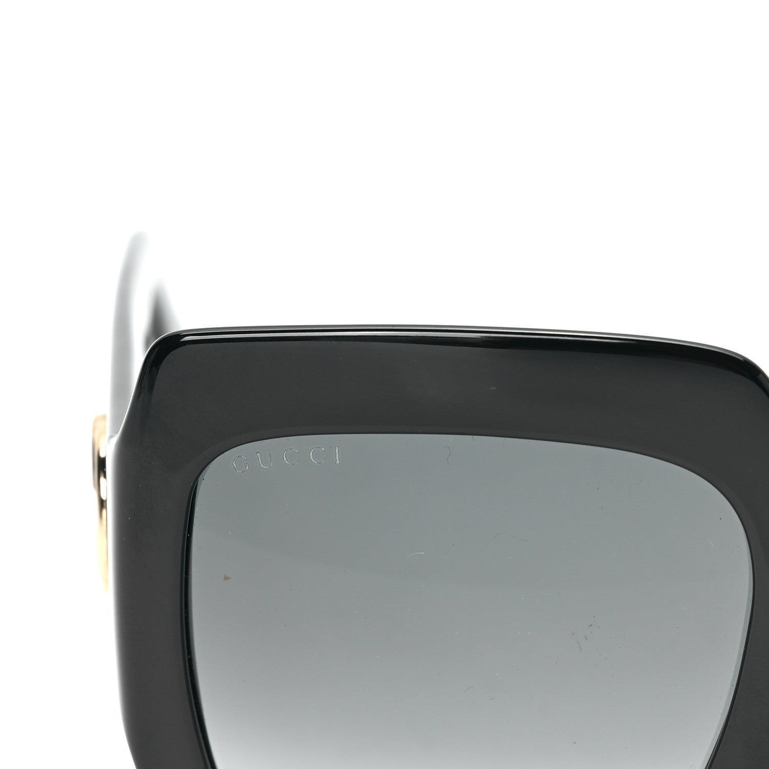 Gucci Acetate Square Frame Sunglasses GG0053S Black 5 of 8