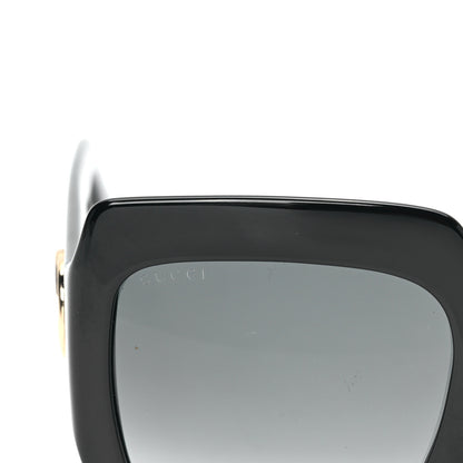 Gucci Acetate Square Frame Sunglasses GG0053S Black 5 of 8