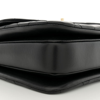Chanel Lambskin Quilted Medium Trendy CC Flap Dual Handle Bag Black 9 of 10