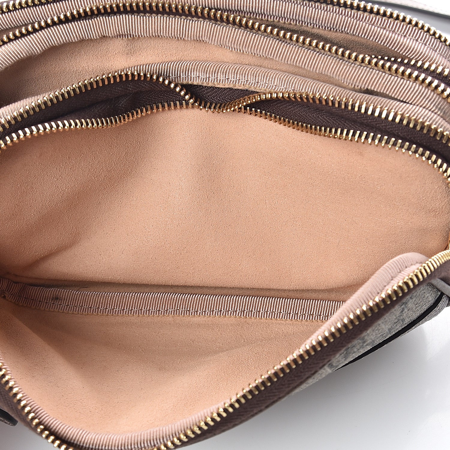 Gucci GG Supreme Monogram Web Mini Ophidia GG Bag Brown 6 of 10