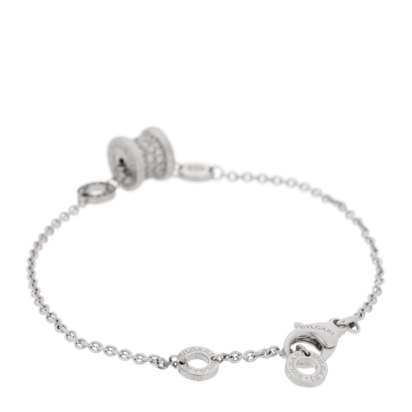 18K White Gold Diamond B.Zero1 Bracelet SM