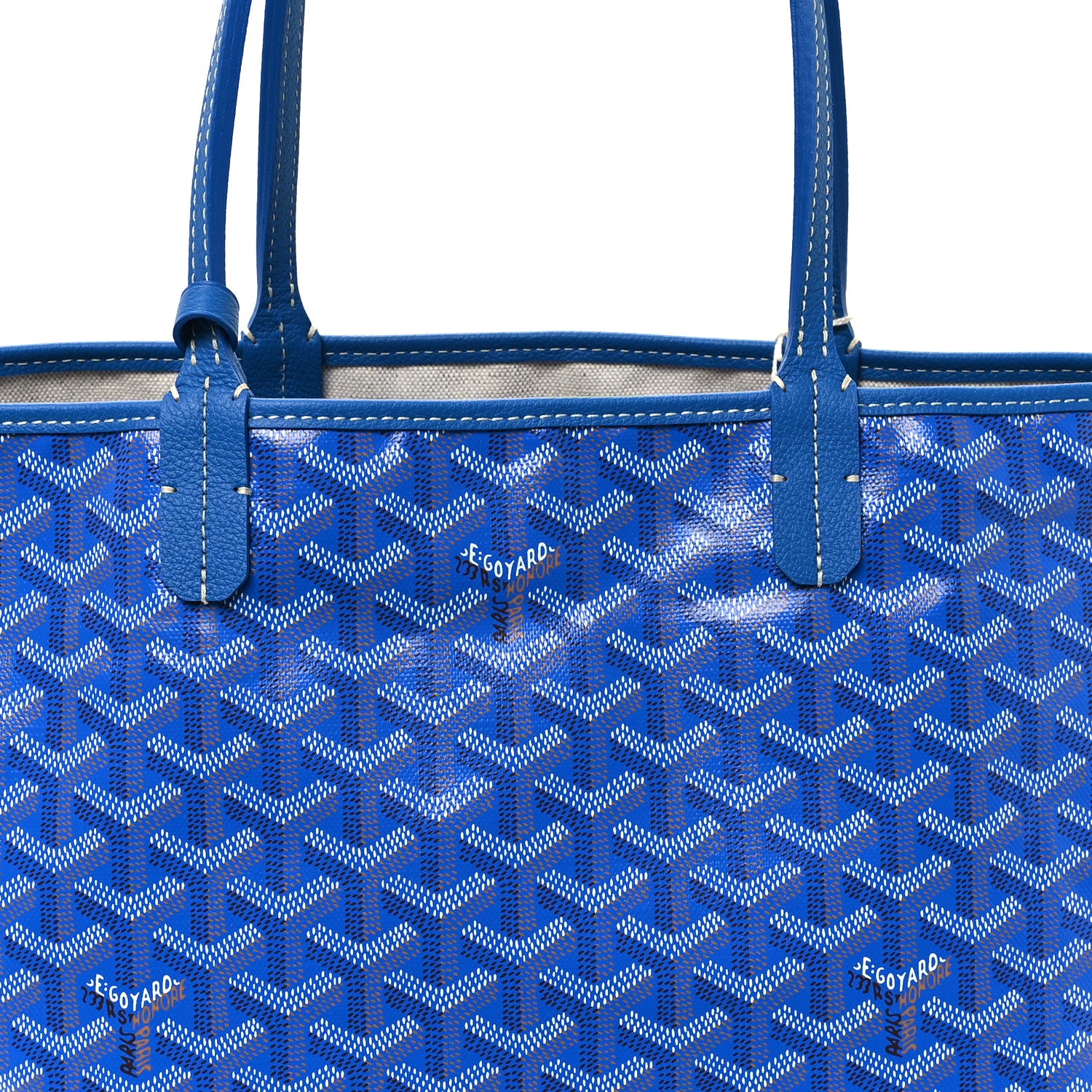 Goyard Goyardine Saint Louis PM Sky Blue 1639155 – FASHIONPHILE