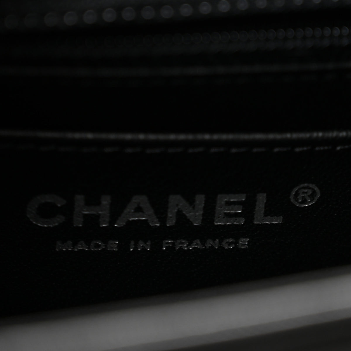 Chanel Lambskin Chevron Quilted Mini Square Flap Black 6 of 13