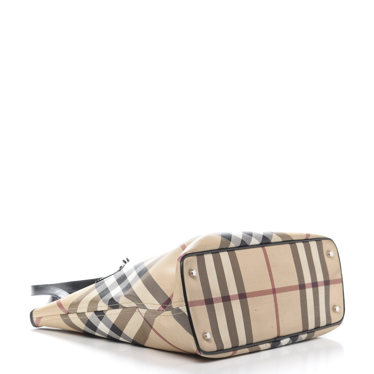 Supernova Check Tote Black