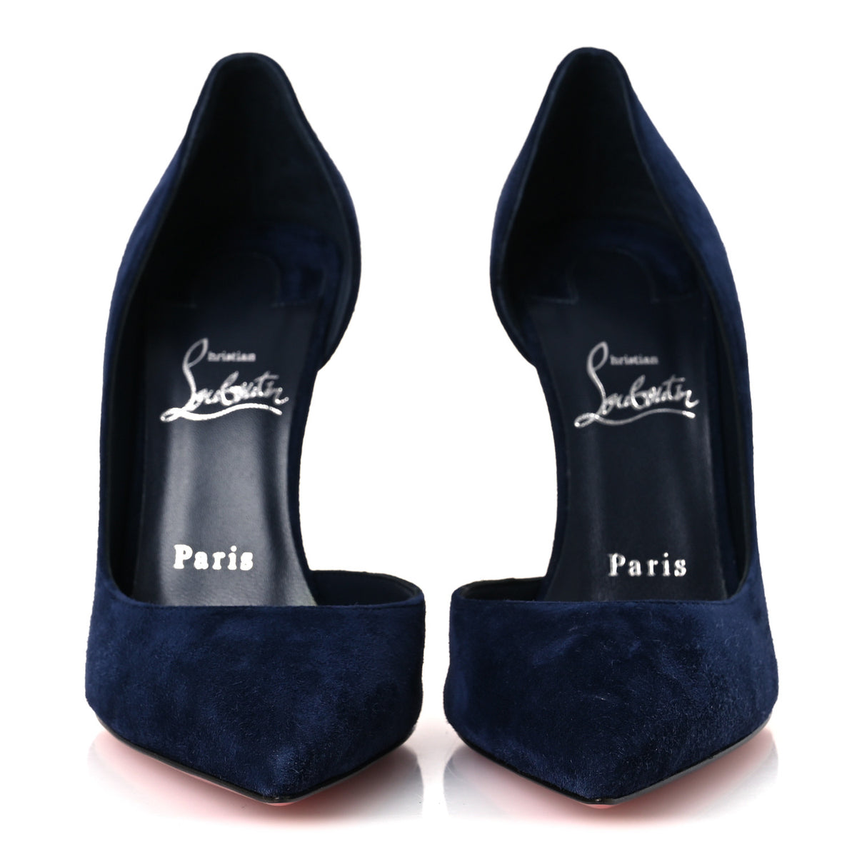 Christian Louboutin Suede Iriza 100 Pumps 38.5 Obscur 7 of 10