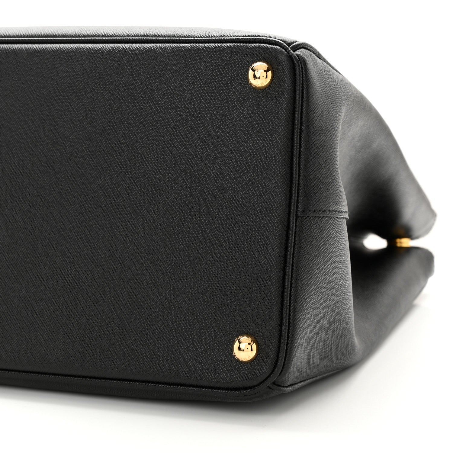 Prada Saffiano Lux Extra Large Galleria Double Zip Tote Black 9 of 9
