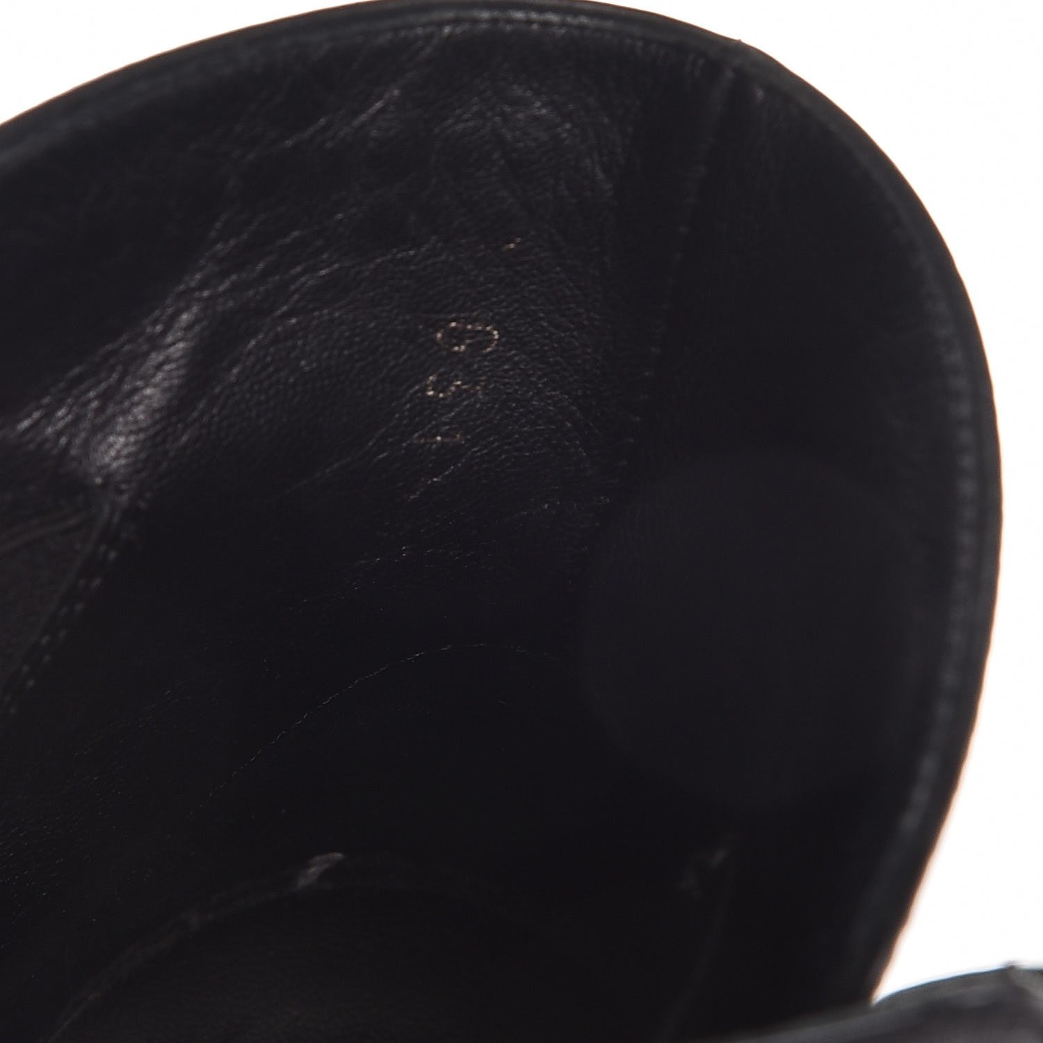 Chanel Calfskin CC Buckle Short Boots 38 Black 10 of 11