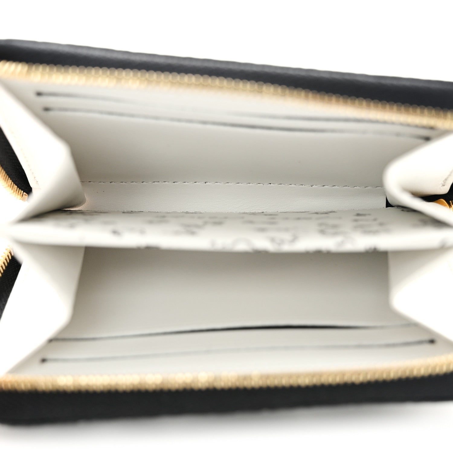 Louis Vuitton Catogram Zippy Coin Purse Black 5 of 8