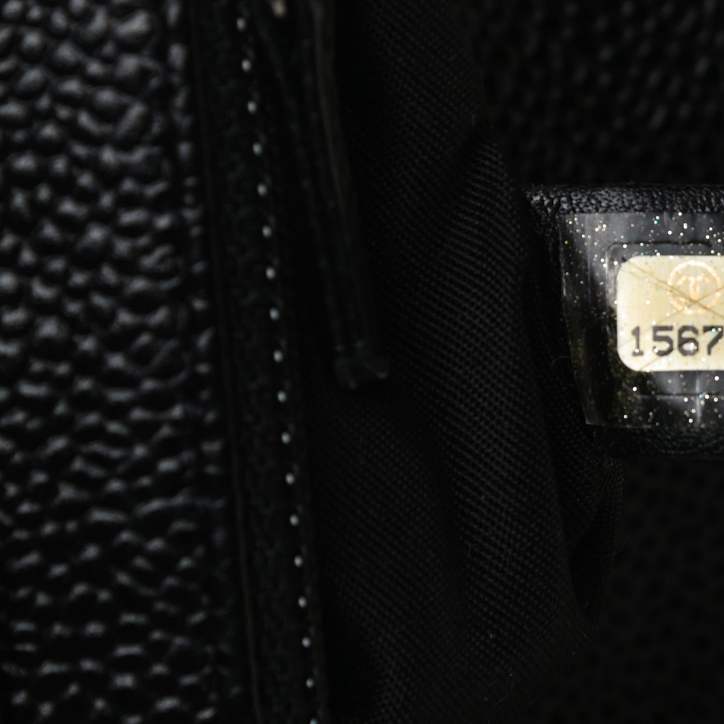 Caviar Half Moon Wallet On Chain WOC Black