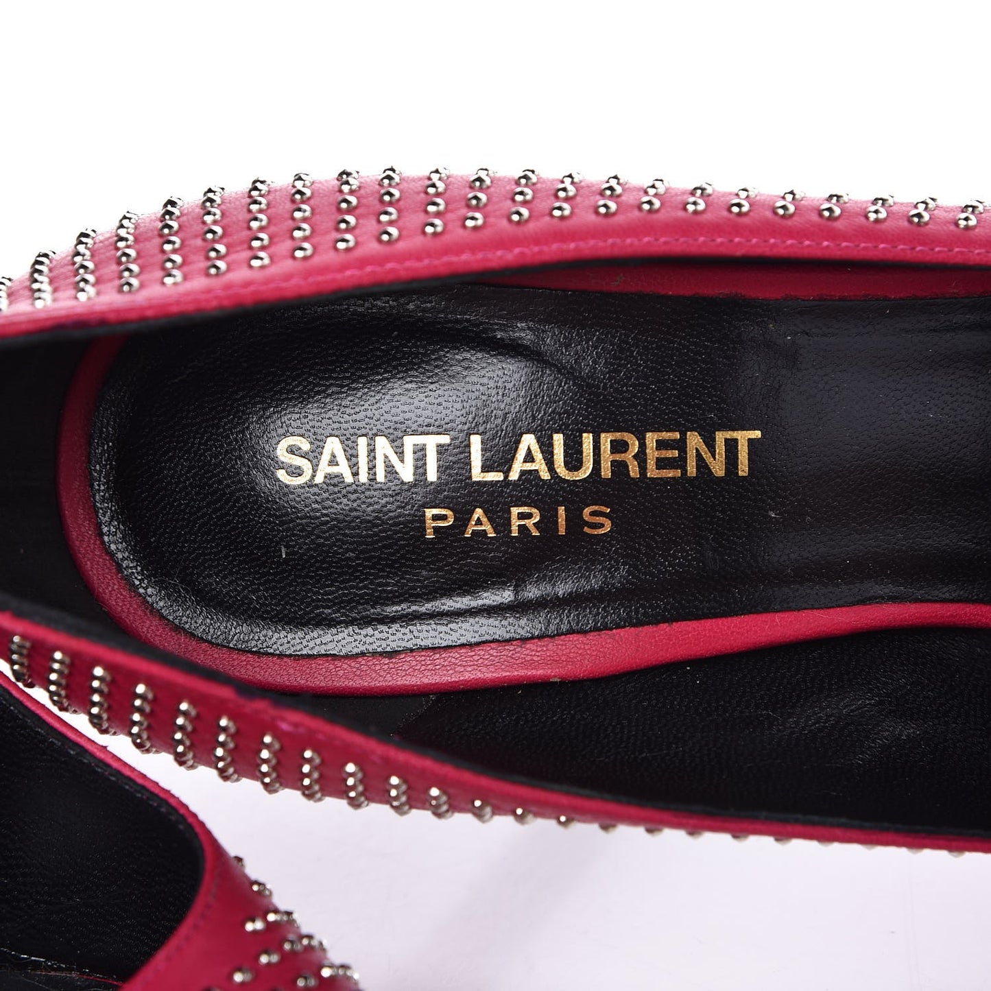 Calfskin Micro Stud Paris 105 Pumps 38 Fuchsia